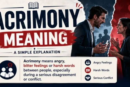Acrimony Meaning