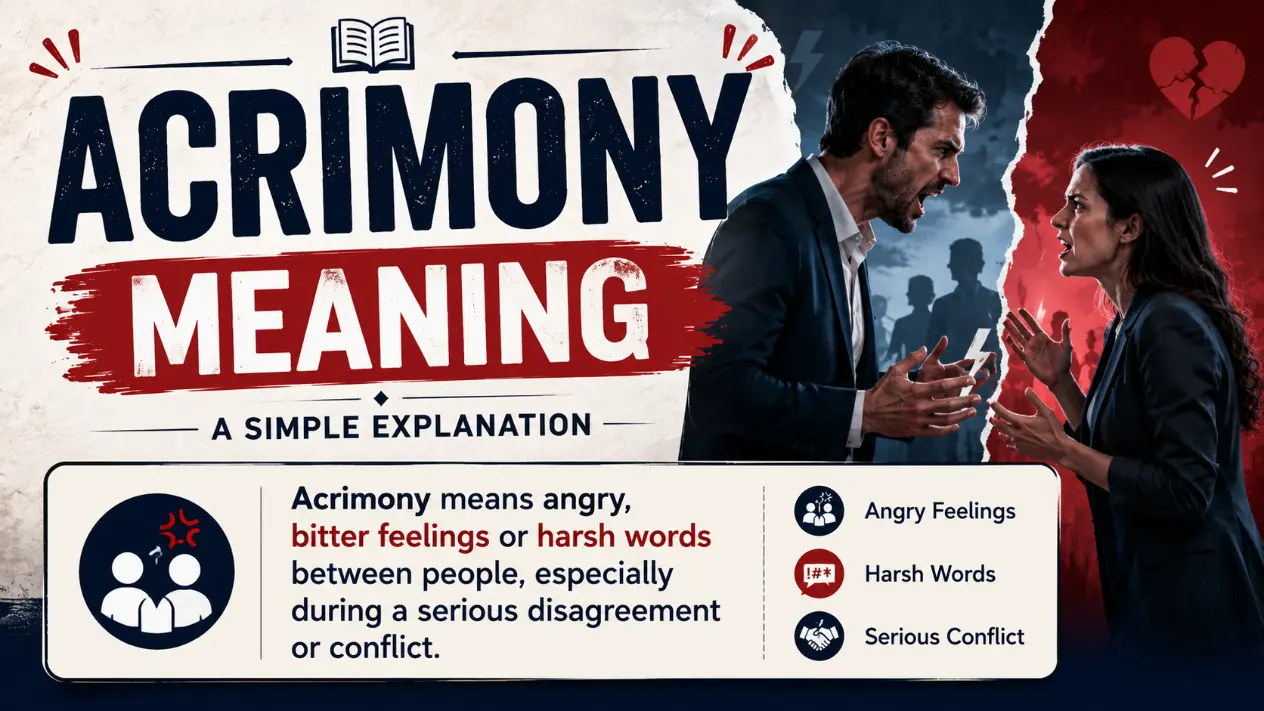 Acrimony Meaning