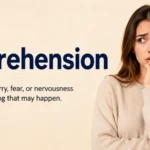 Apprehension Meaning