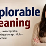 Deplorable Meaning