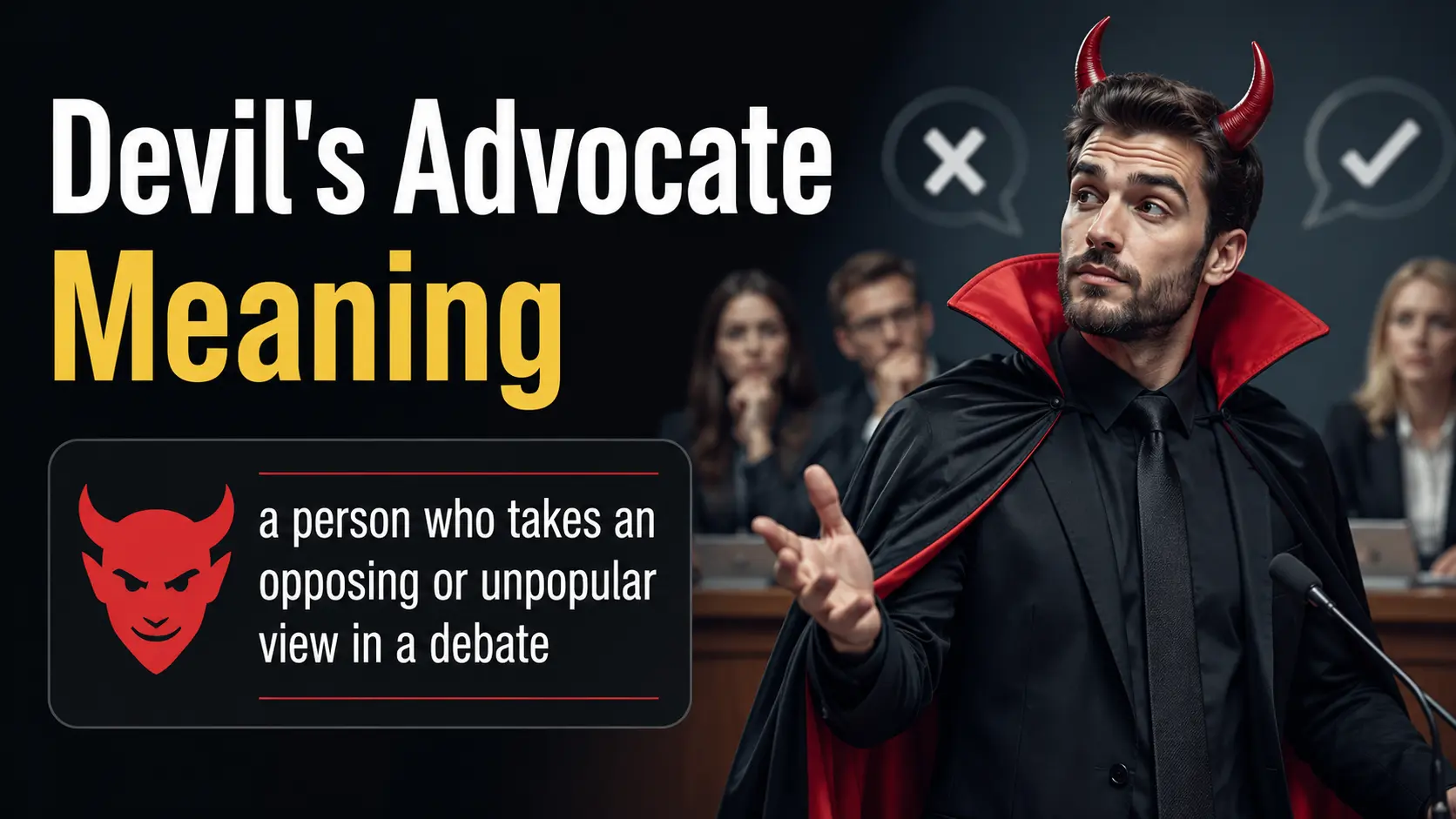 Devil's Advocate Meaning