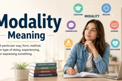 modality meaning