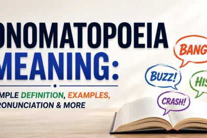 Onomatopoeia Meaning