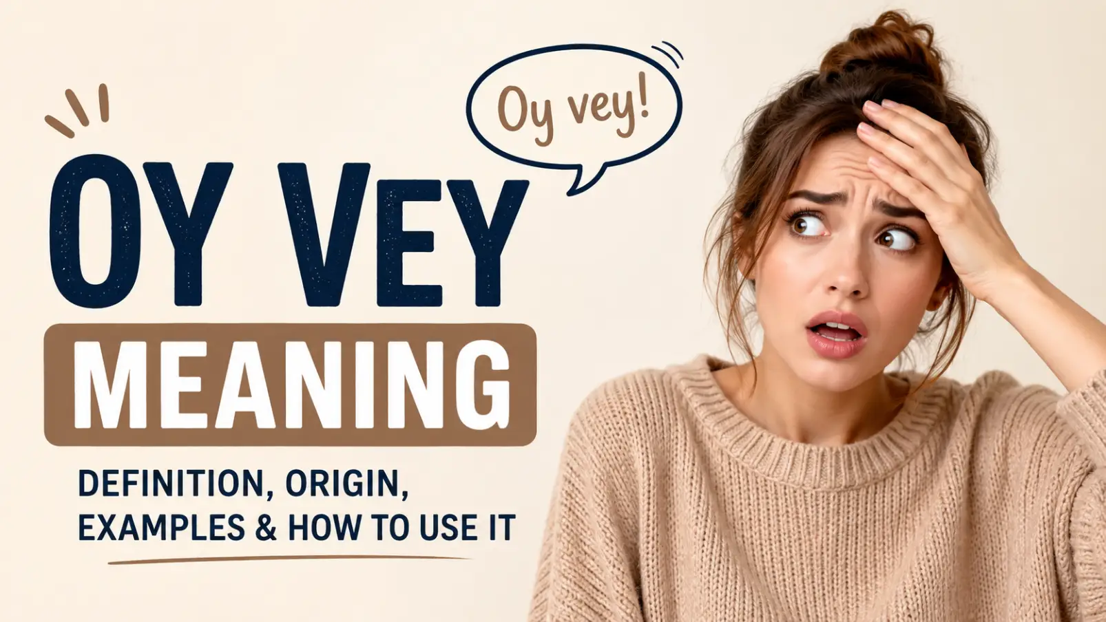 oy vey meaning