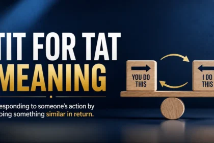 Tit for Tat Meaning