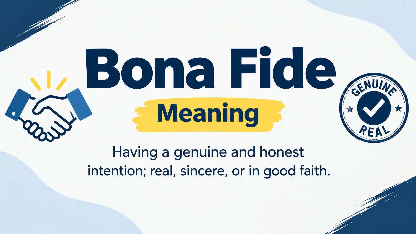 Bona Fide Mean