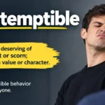 contemptible meaning