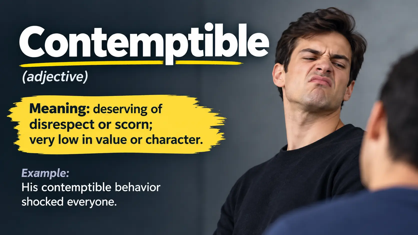contemptible meaning