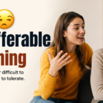 insufferable meaning