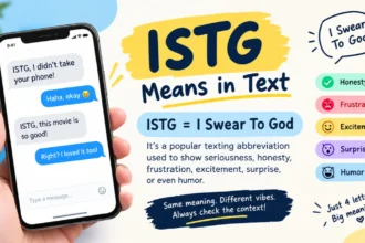 ISTG MEANS IN text