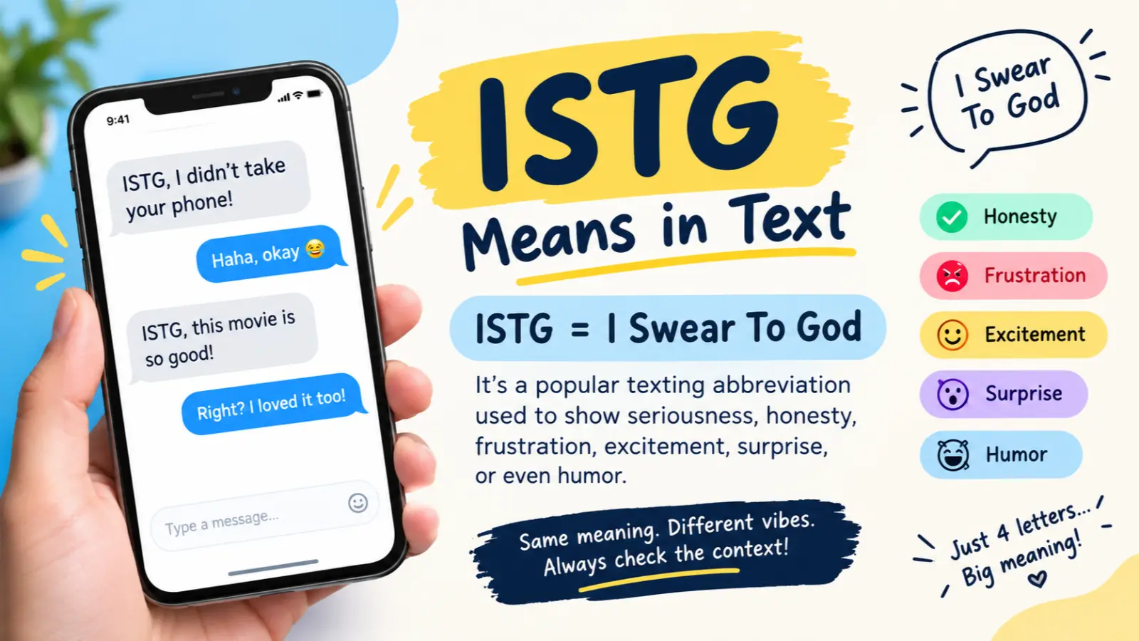ISTG MEANS IN text
