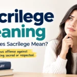 Sacrilege Meaning