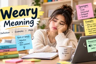 weary meaning