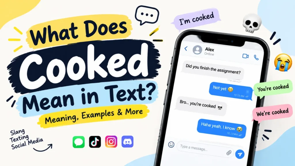 What Does Cooked Mean in Text
