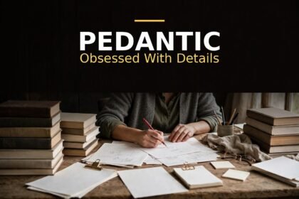 Pedantic Meaning