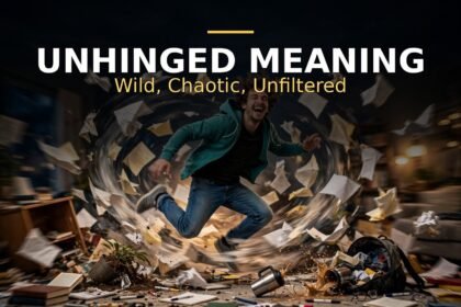 Unhinged Meaning