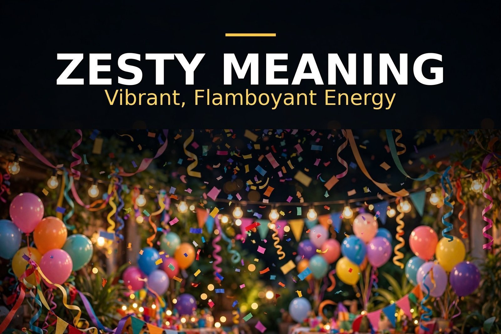 Zesty Meaning