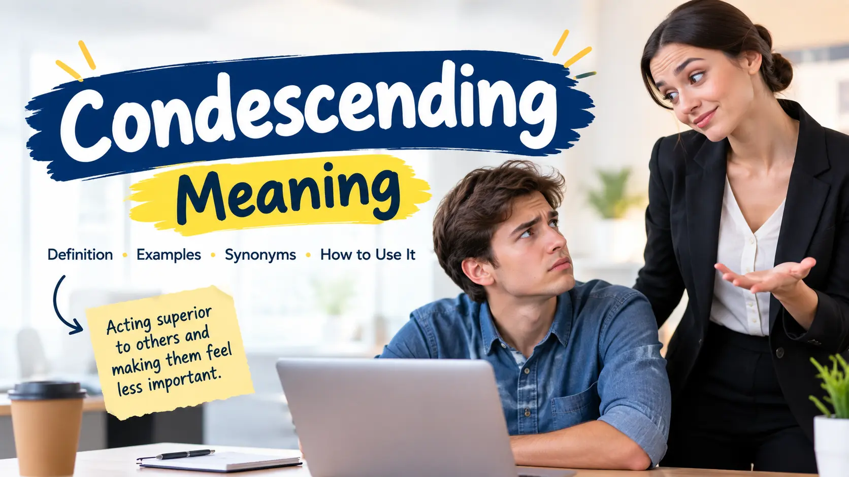 Condescending Meaning