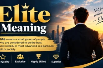 Elite Meaning